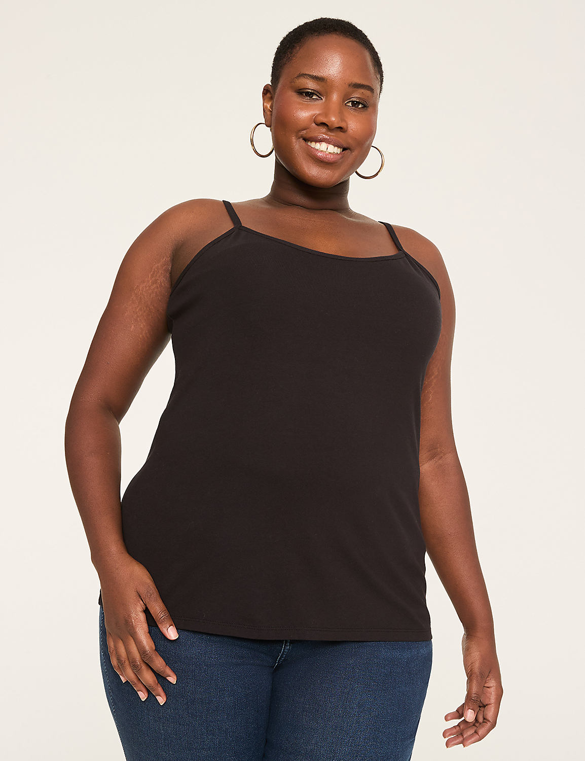 Cotton Cami With Shelf Bra Product Image 1