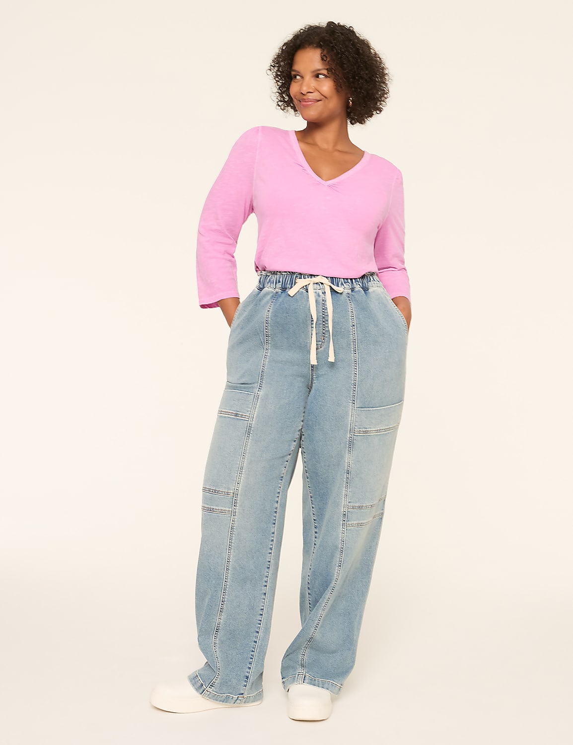 HIGH RISE PULL ON RELAXED STRAIGHT Product Image 3
