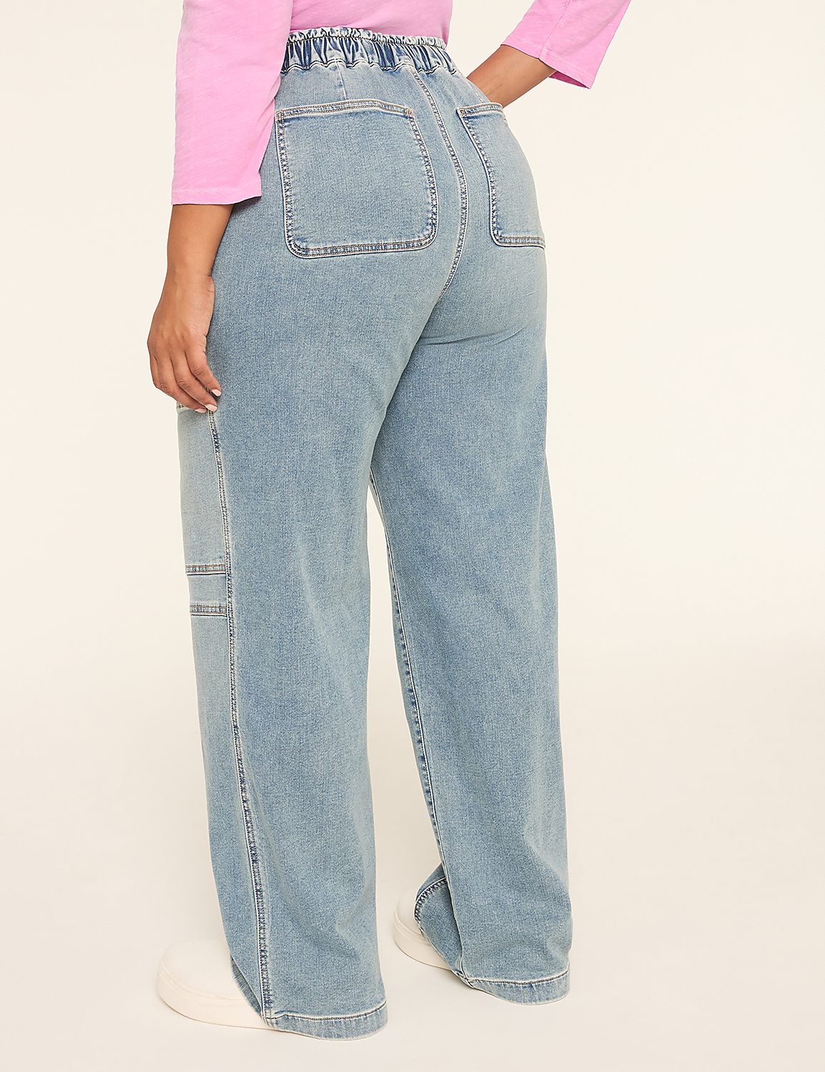 HIGH RISE PULL ON RELAXED STRAIGHT Product Image 2