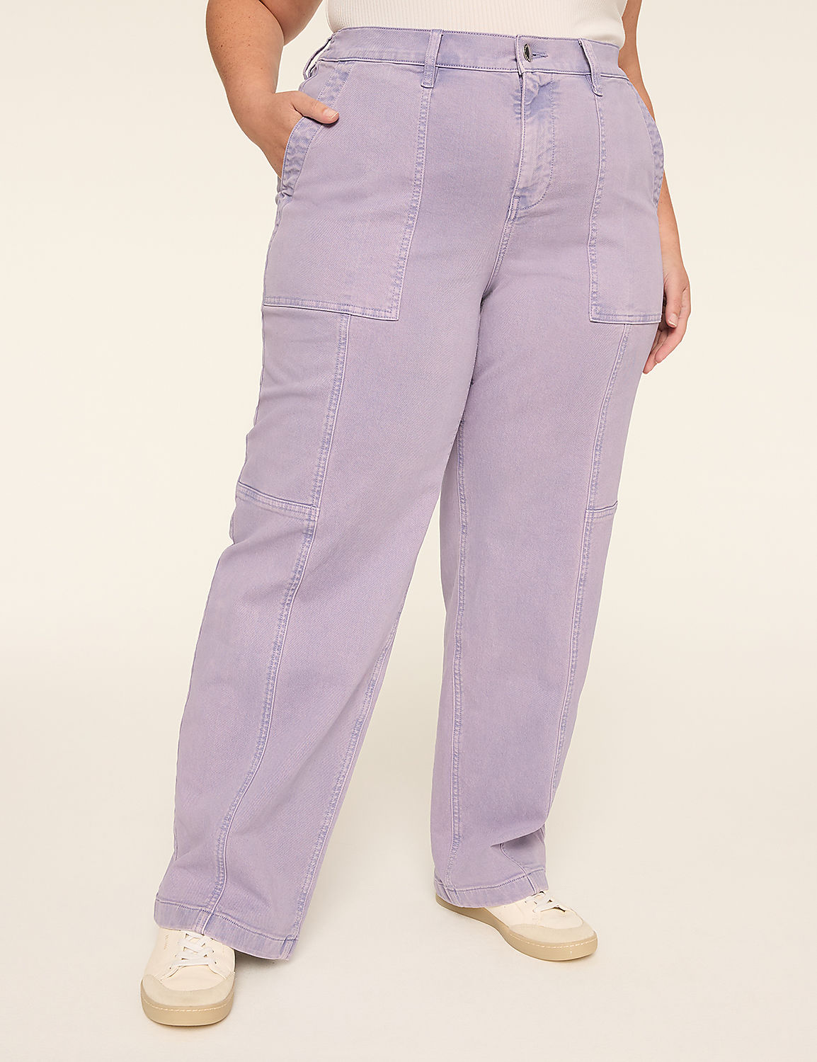 Relaxed Straight Fit High-Rise Jean Product Image 1