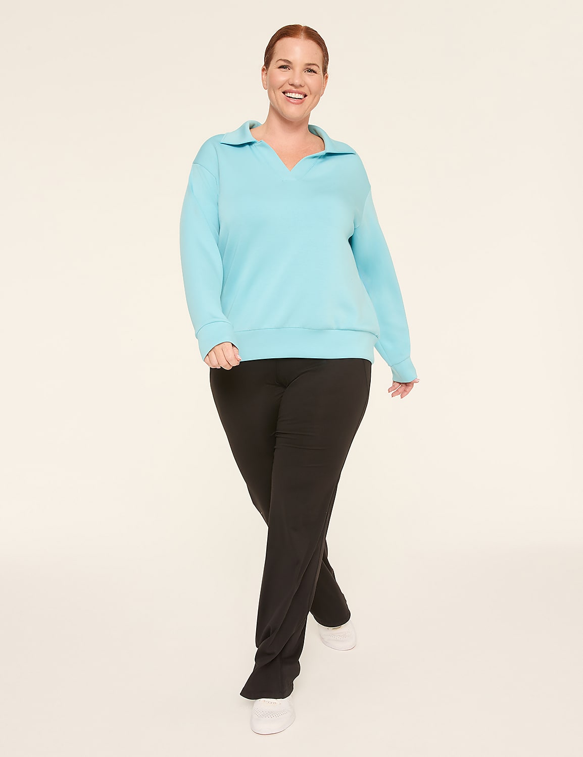 LIVI Journey Polo Notch-Neck Pullover Product Image 3