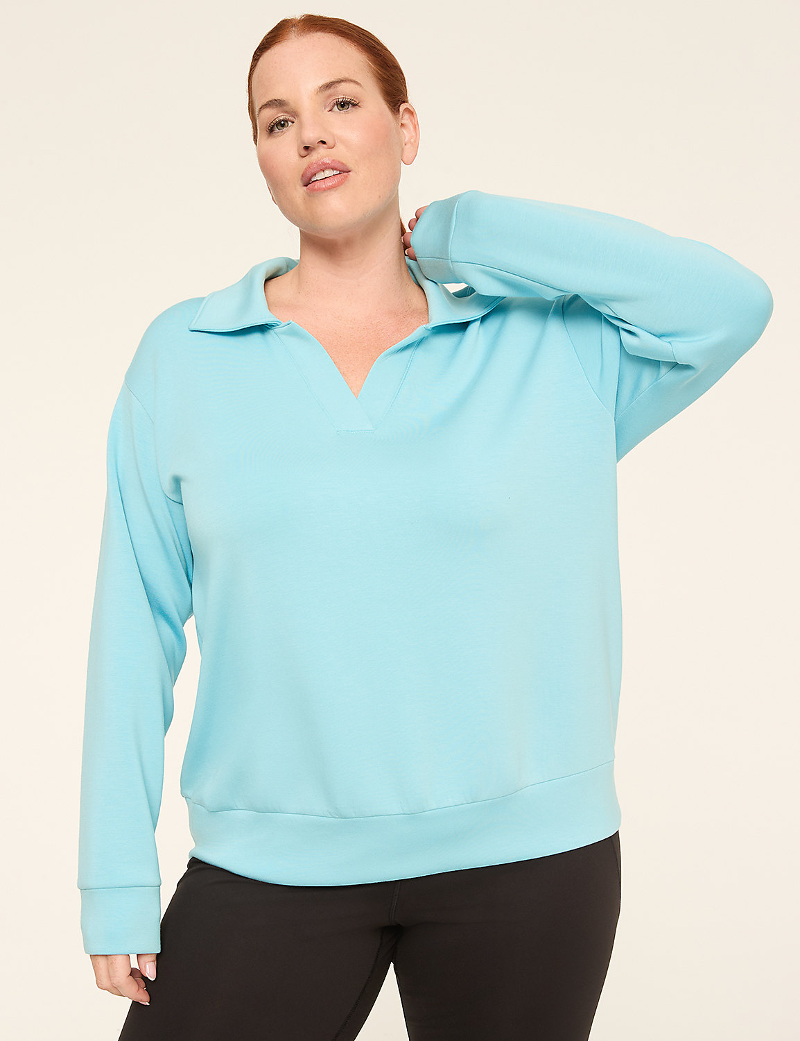 LIVI Journey Polo Notch-Neck Pullover Product Image 1