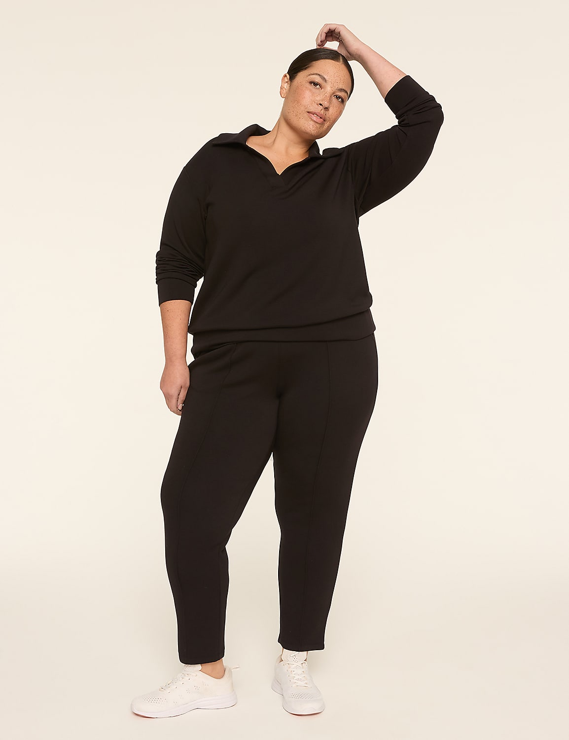 LIVI Journey Polo Notch-Neck Pullover Product Image 3