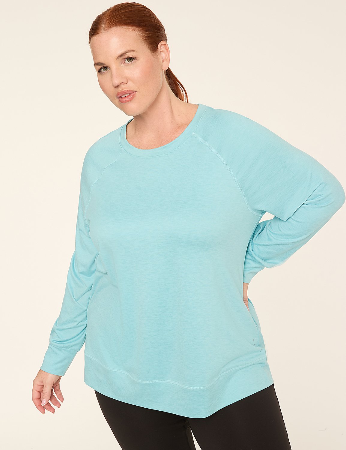 LIVI Soft Crew-Neck Sweatshirt Product Image 1