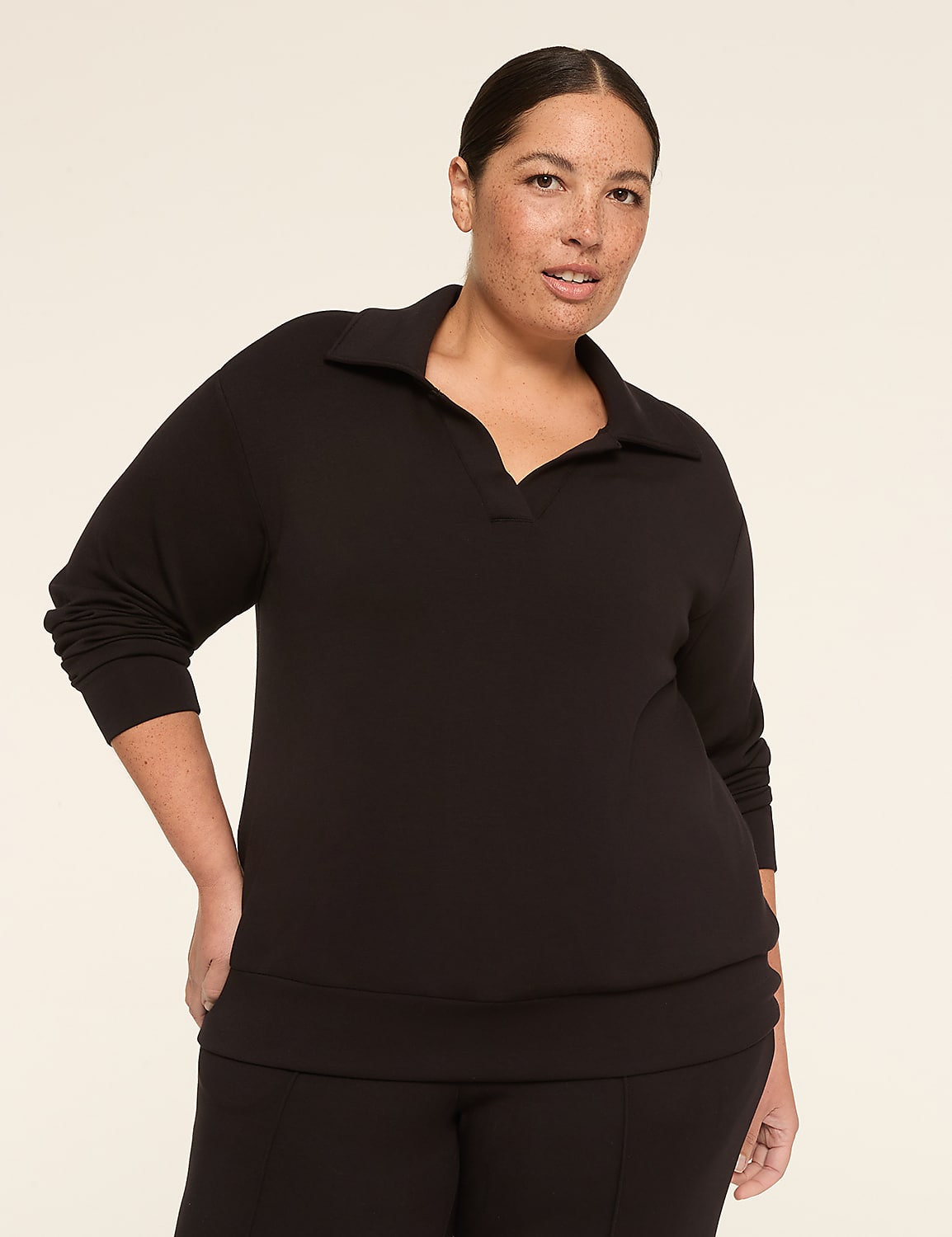 LIVI Journey Polo Notch-Neck Pullover Product Image 1