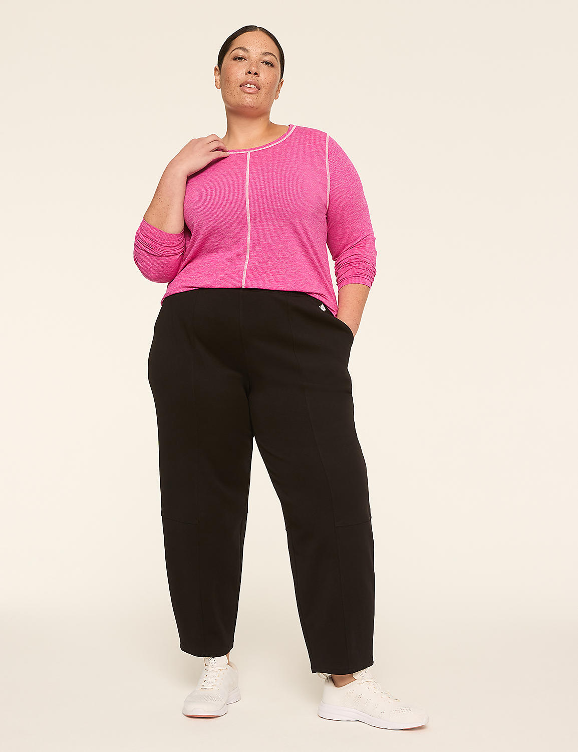 LIVI Knit Seam-Detail Pant Product Image 3
