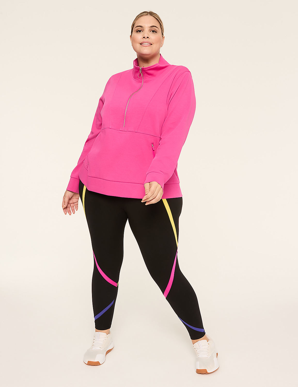 LIVI Soft High-Rise Colorblock 7/8 Legging Product Image 3