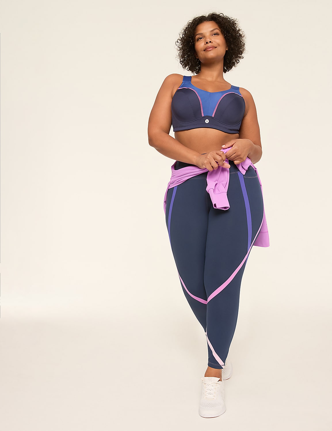 LIVI Soft High-Rise Colorblock 7/8 Legging Product Image 3