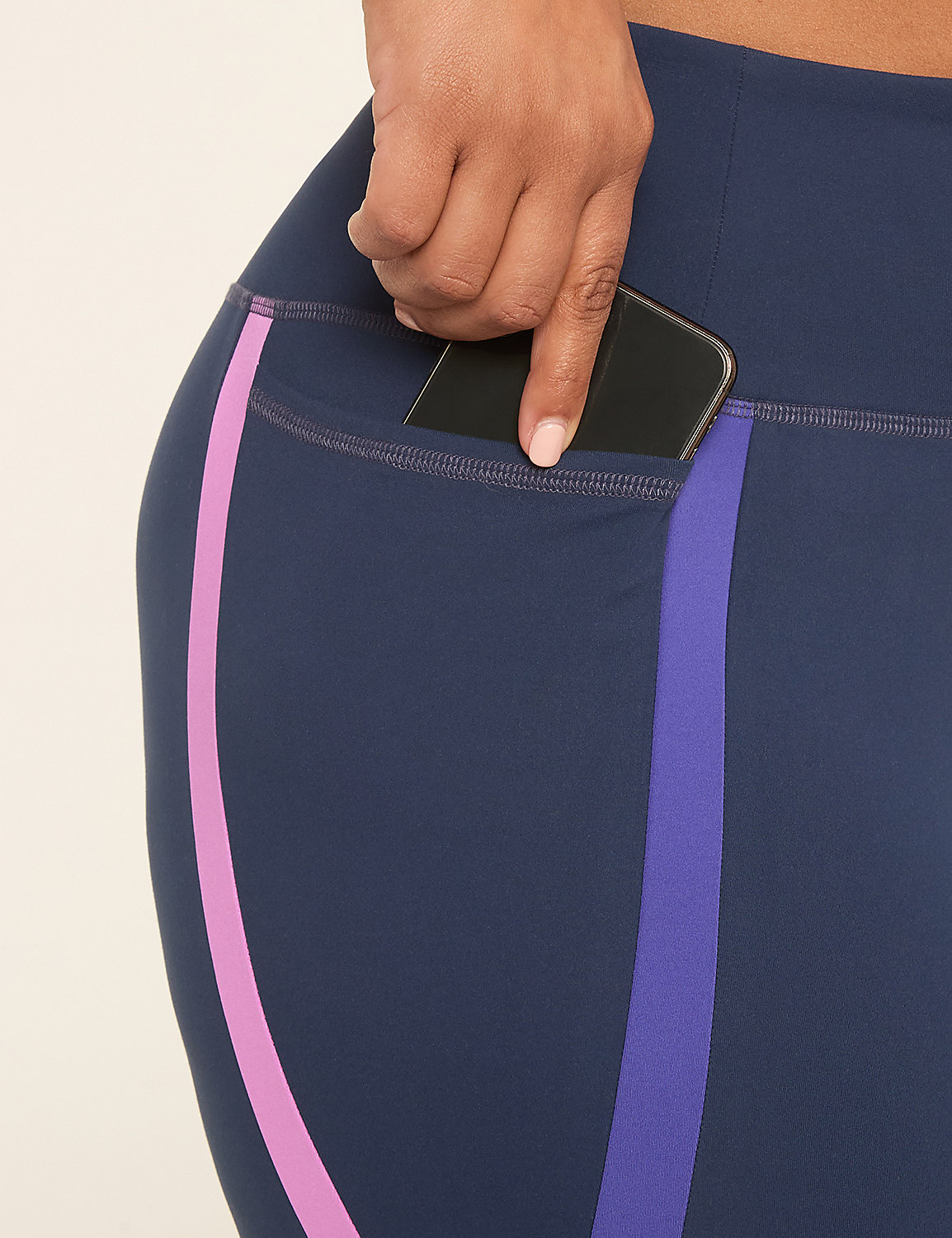 LIVI Soft High-Rise Colorblock 7/8 Legging Product Image 4