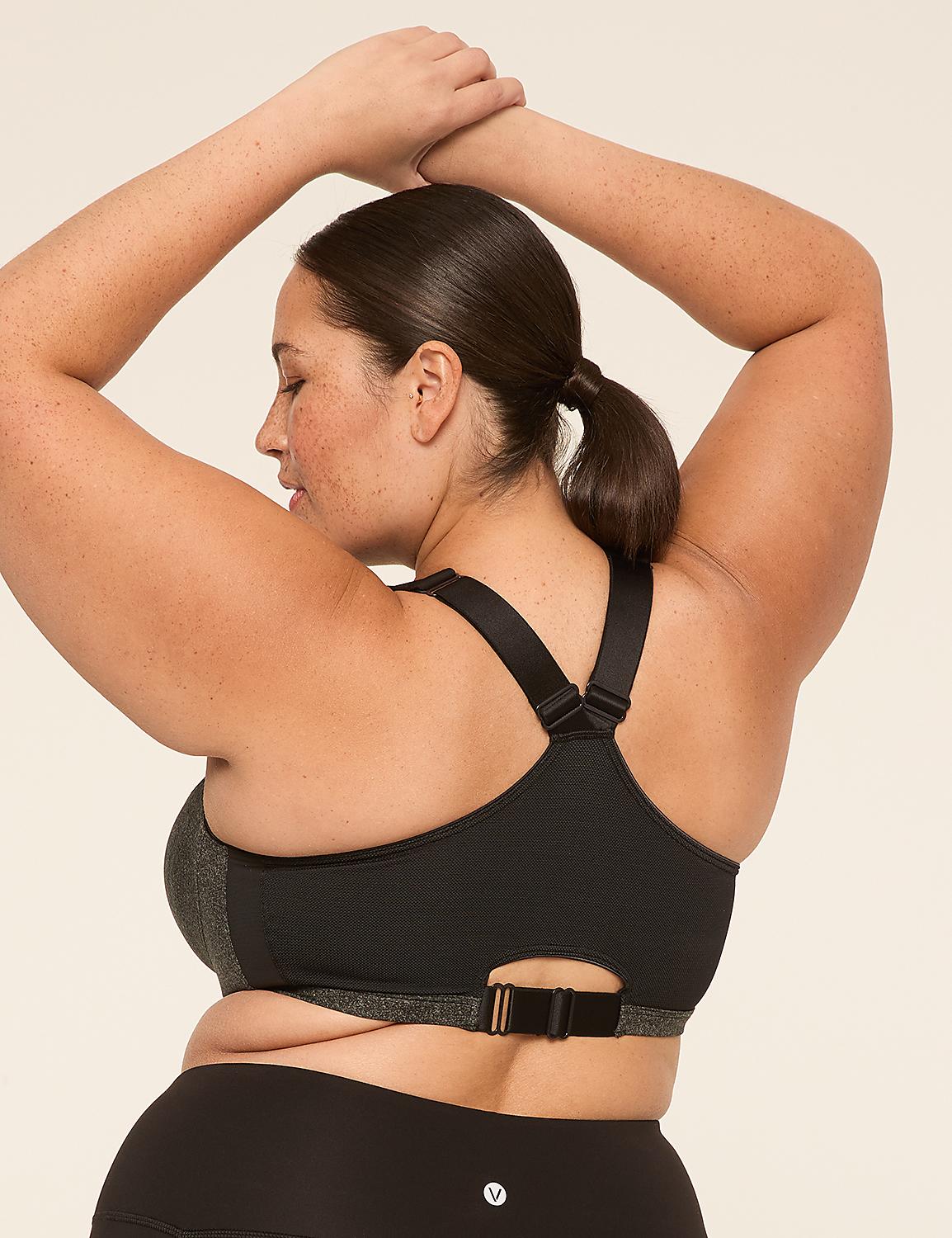 LIVI Max Support Comfort Zip-Front Sports Bra Product Image 6