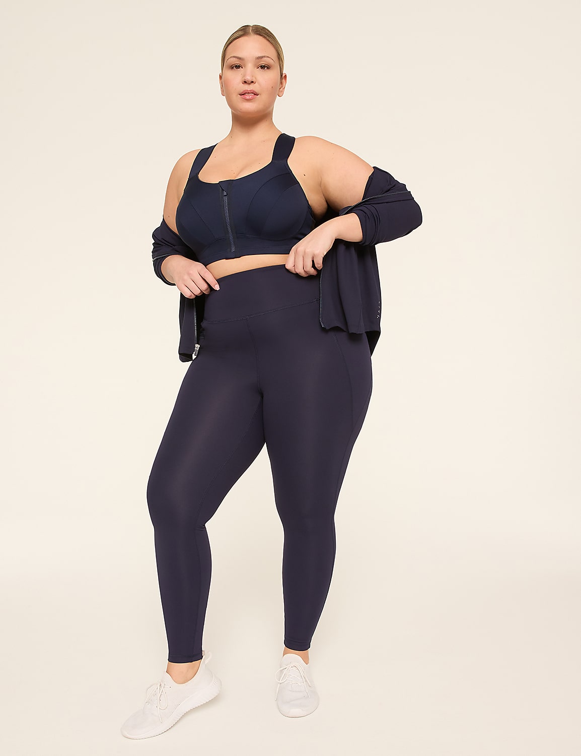 LIVI Max Support Comfort Zip-Front Sports Bra Product Image 6