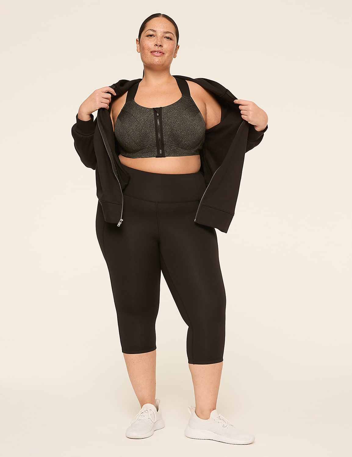 LIVI Max Support Comfort Zip-Front Sports Bra Product Image 7