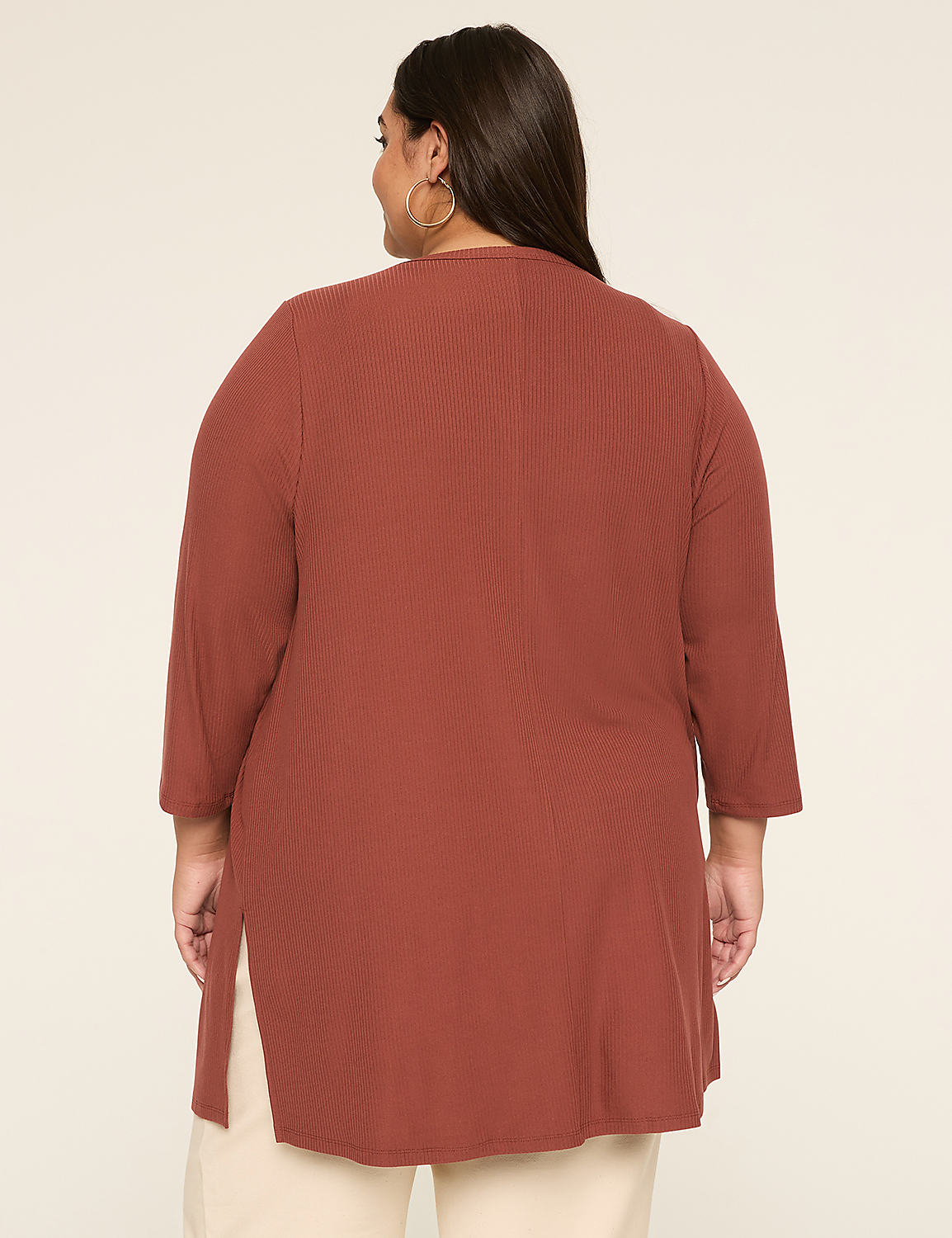 High-Neck Rib Tank Product Image 2