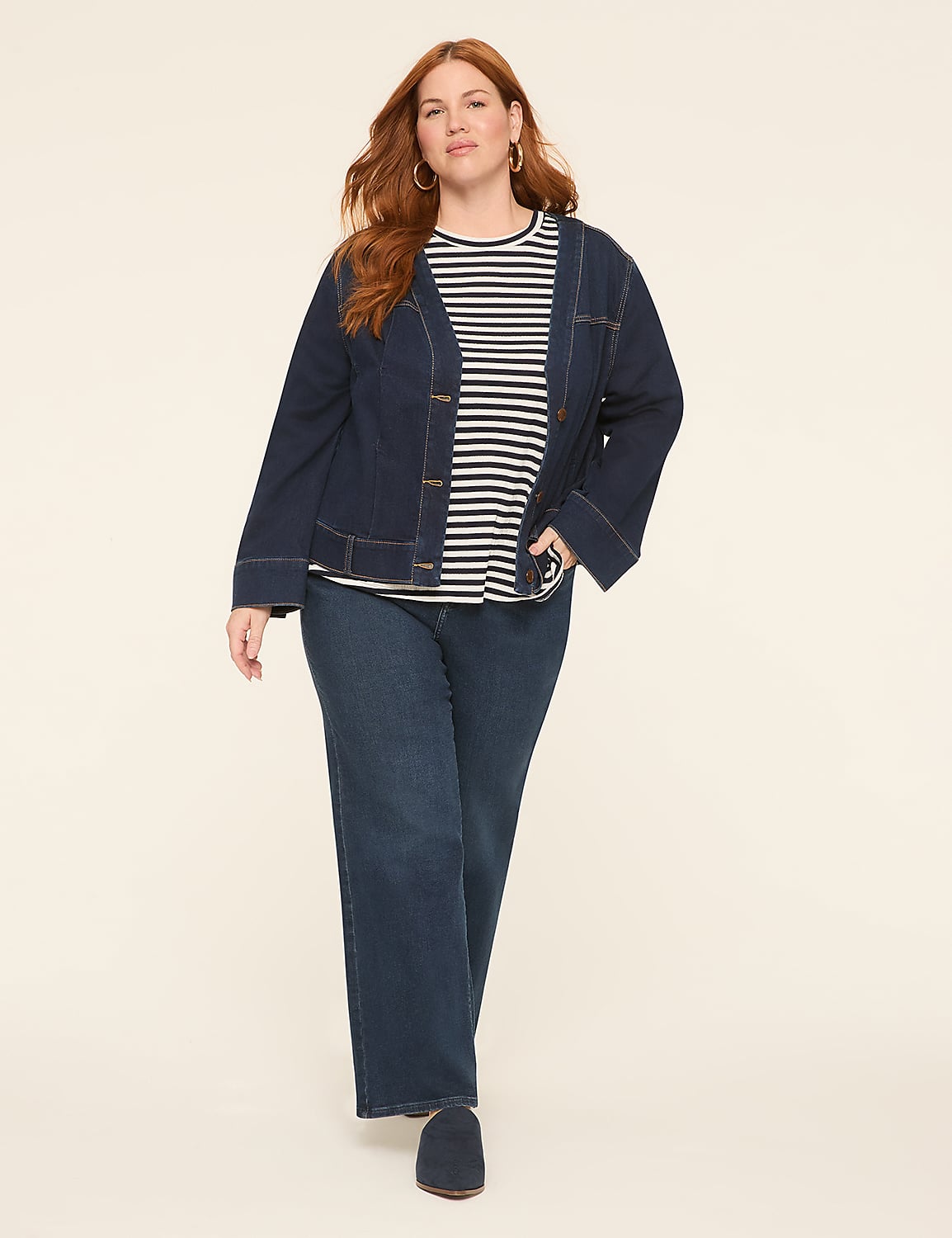 Refined Cloud Knit Denim Jacket Product Image 8