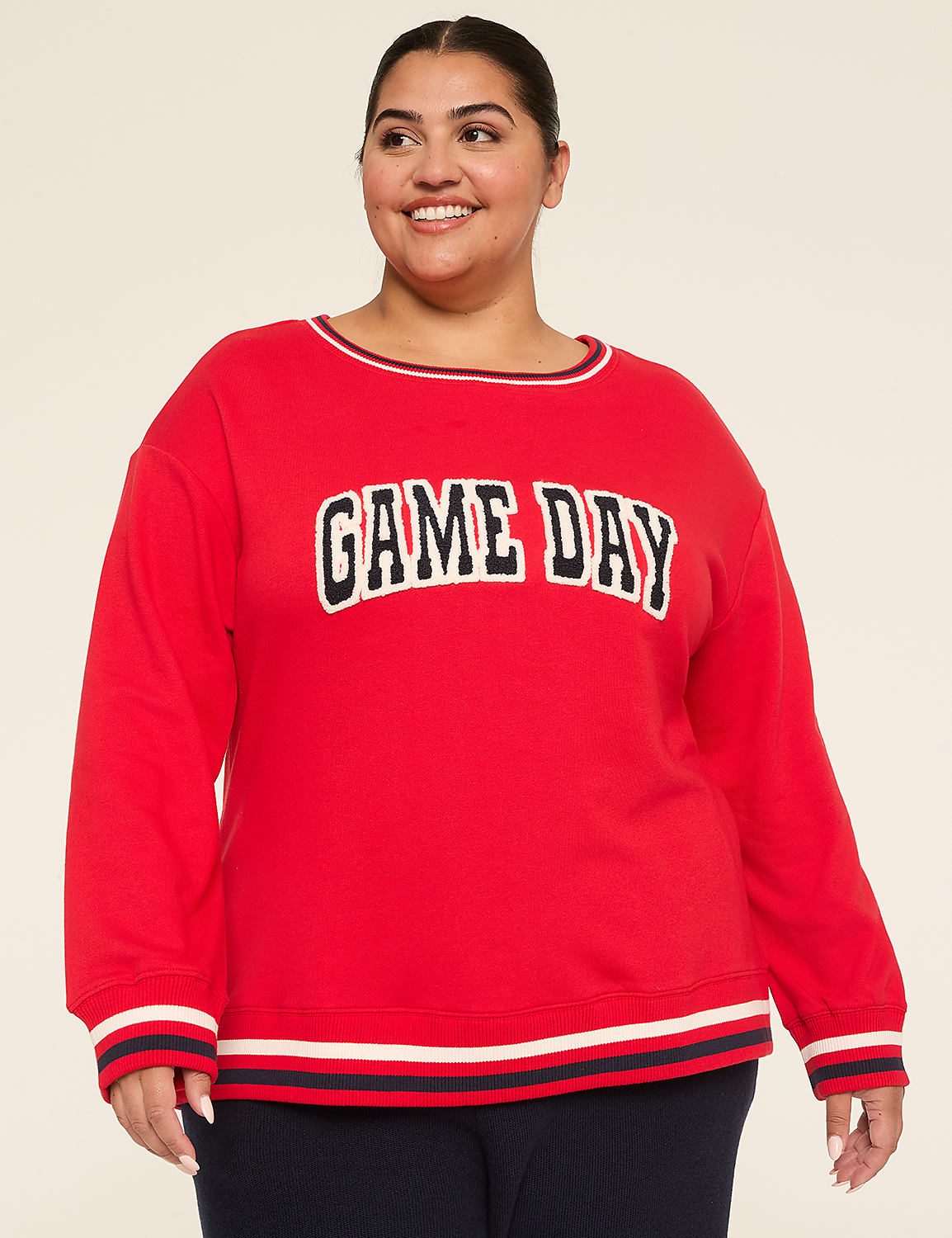 LIVI Long-Sleeve Crew-Neck Sweatshirt Product Image 1