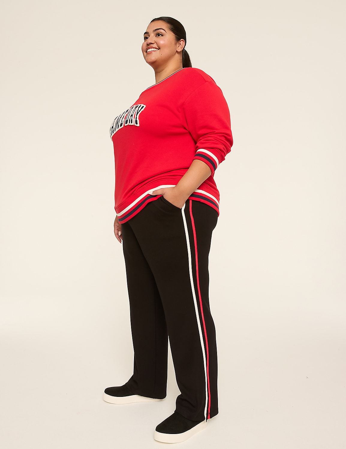 LIVI Mid Rise Journey Relaxed Straight Pant Product Image 3