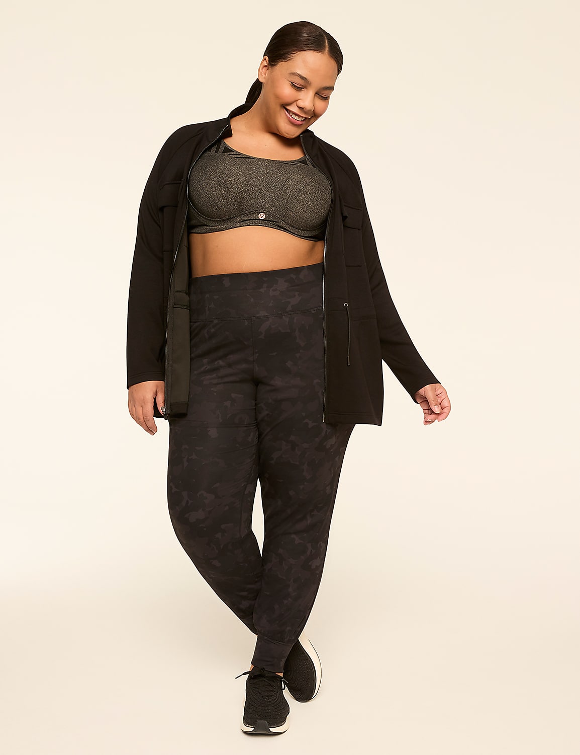 LIVI Journey Zip-Up Cinched Waist Jacket Product Image 3