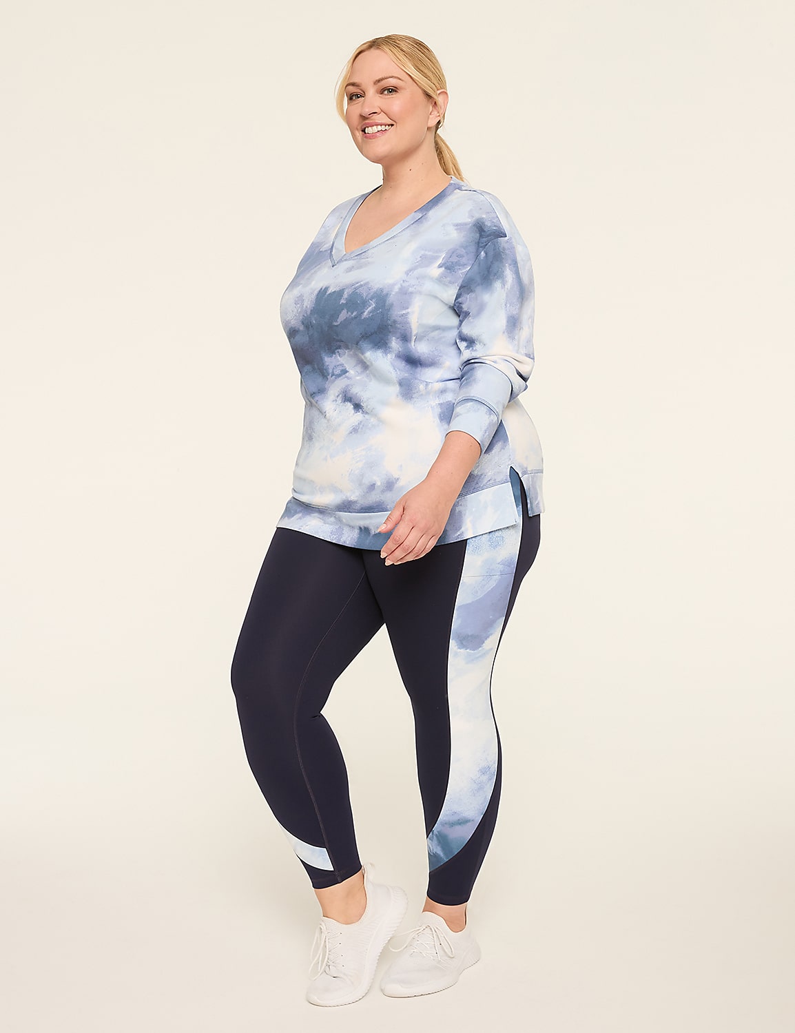 LIVI High-Rise LIVI Soft Colorblock 7/8 Legging Product Image 3
