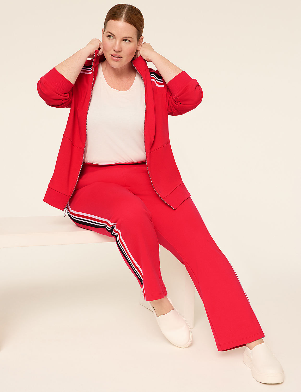 LIVI French Terry Full-Zip Jacket Product Image 3