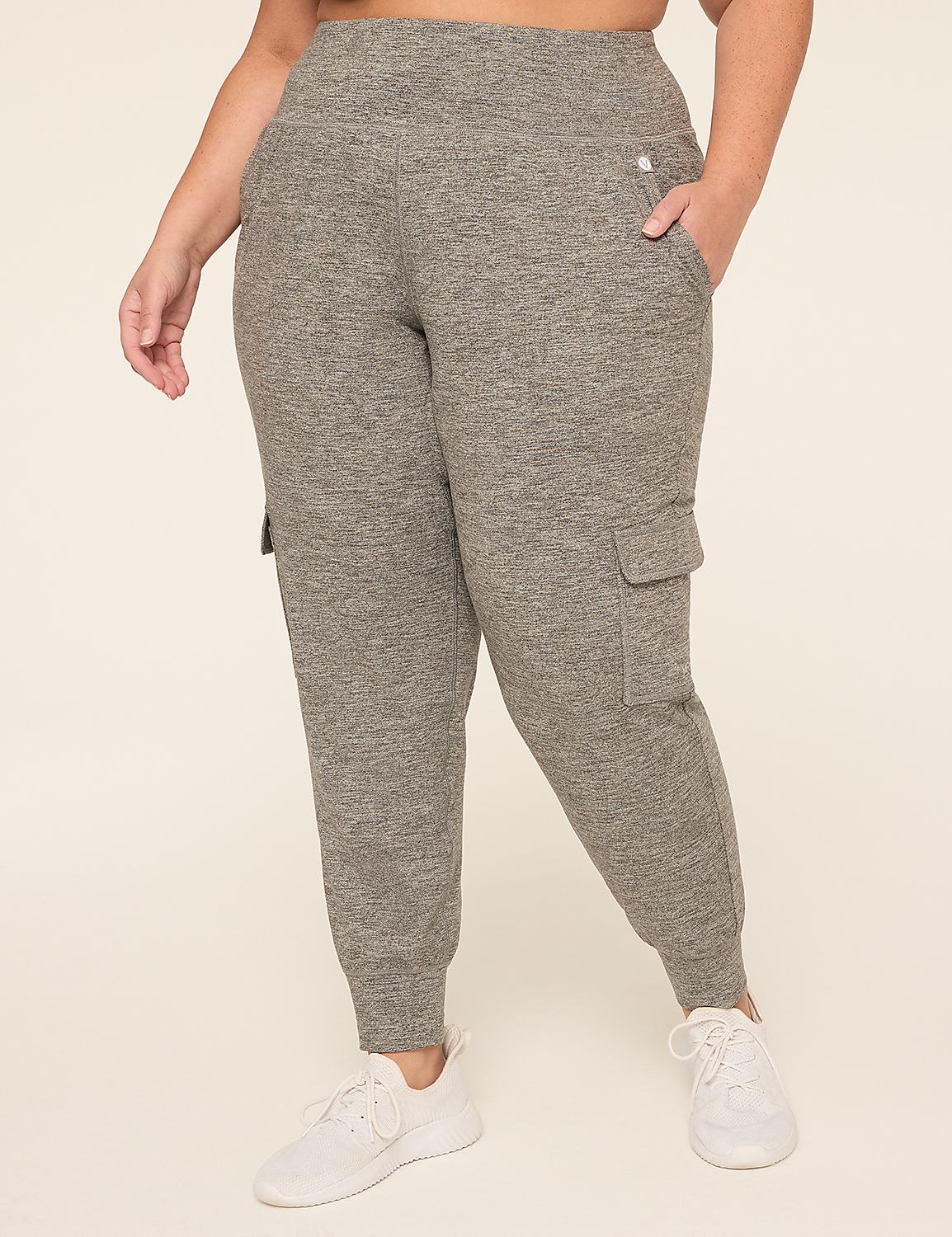 LIVI Soft Marl Cargo Jogger Product Image 1