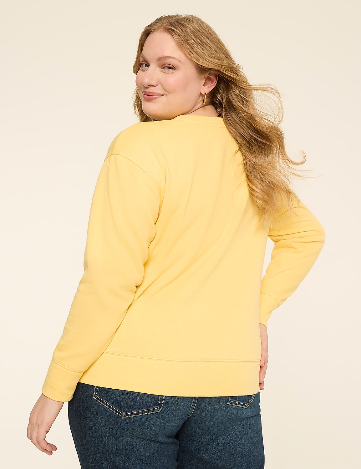 Long-Sleeve Embroidered Sweatshirt Product Image 2