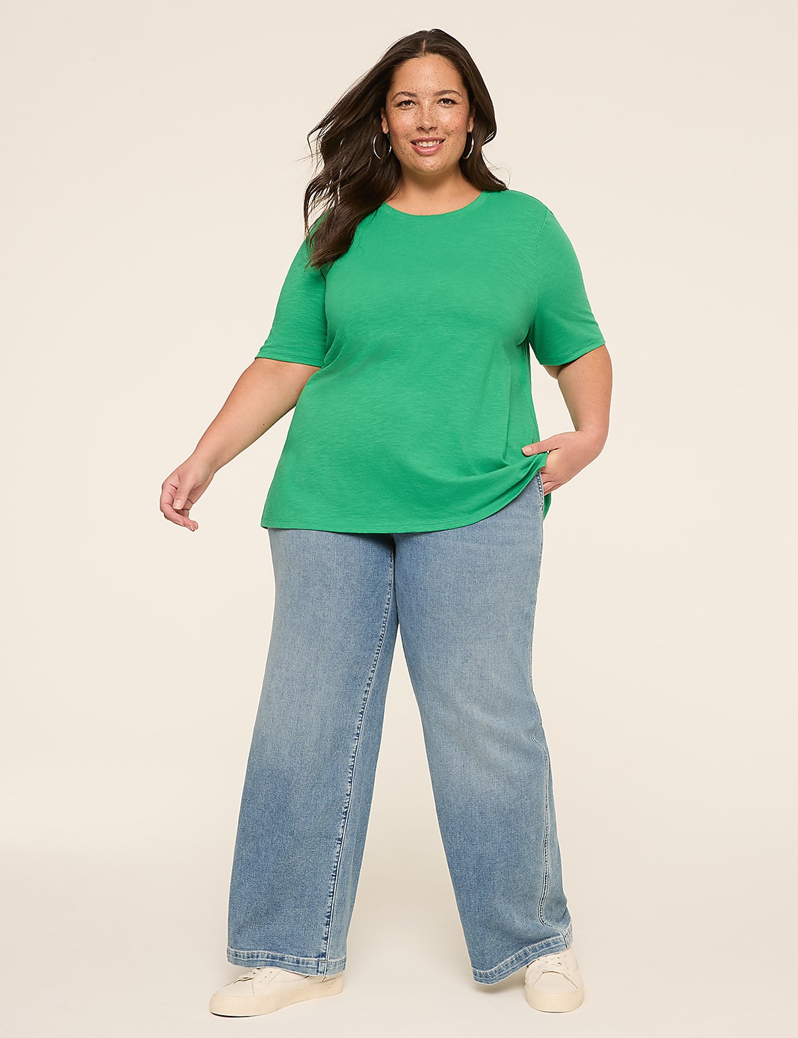 Perfect Sleeve Crew-Neck Tee Product Image 3