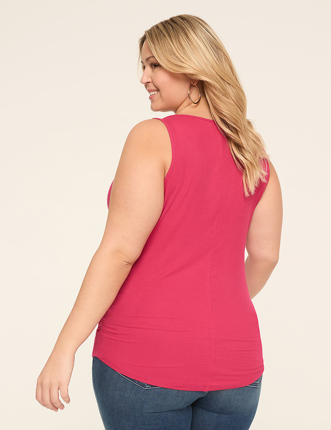 Sleeveless Side-Ruched Tank Product Image 2