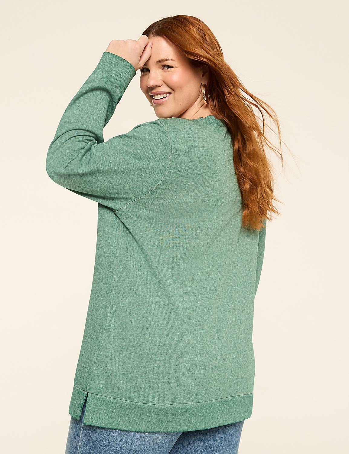 Luck Crew-Neck Sweatshirt Product Image 2