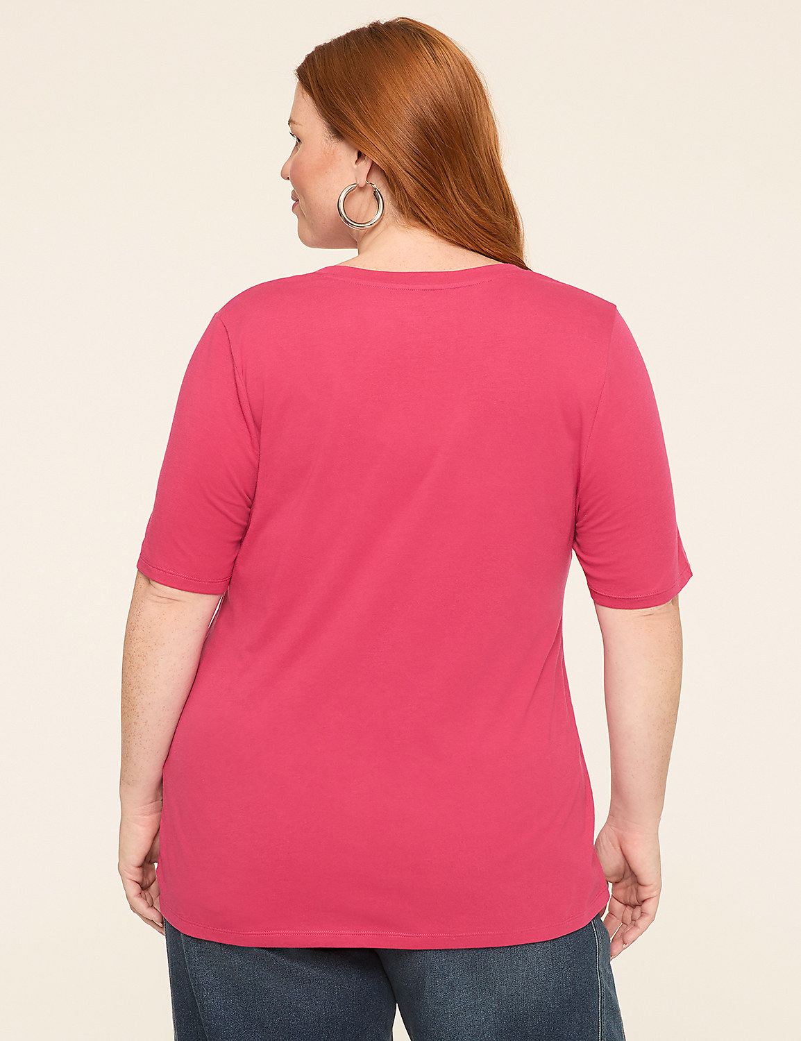 Perfect Sleeve V-Neck Tee Product Image 2