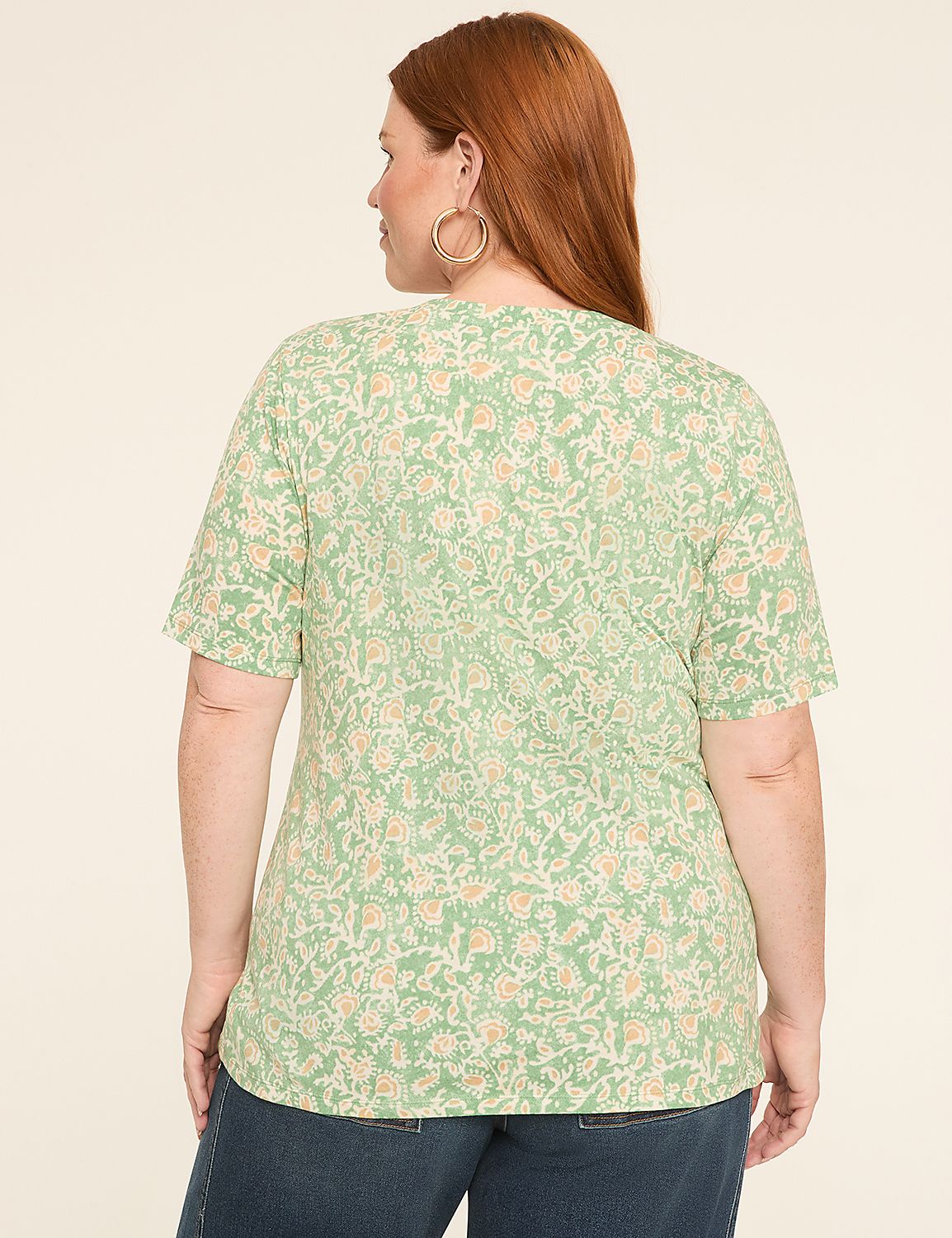 Perfect Sleeve V-Neck Tee Product Image 2