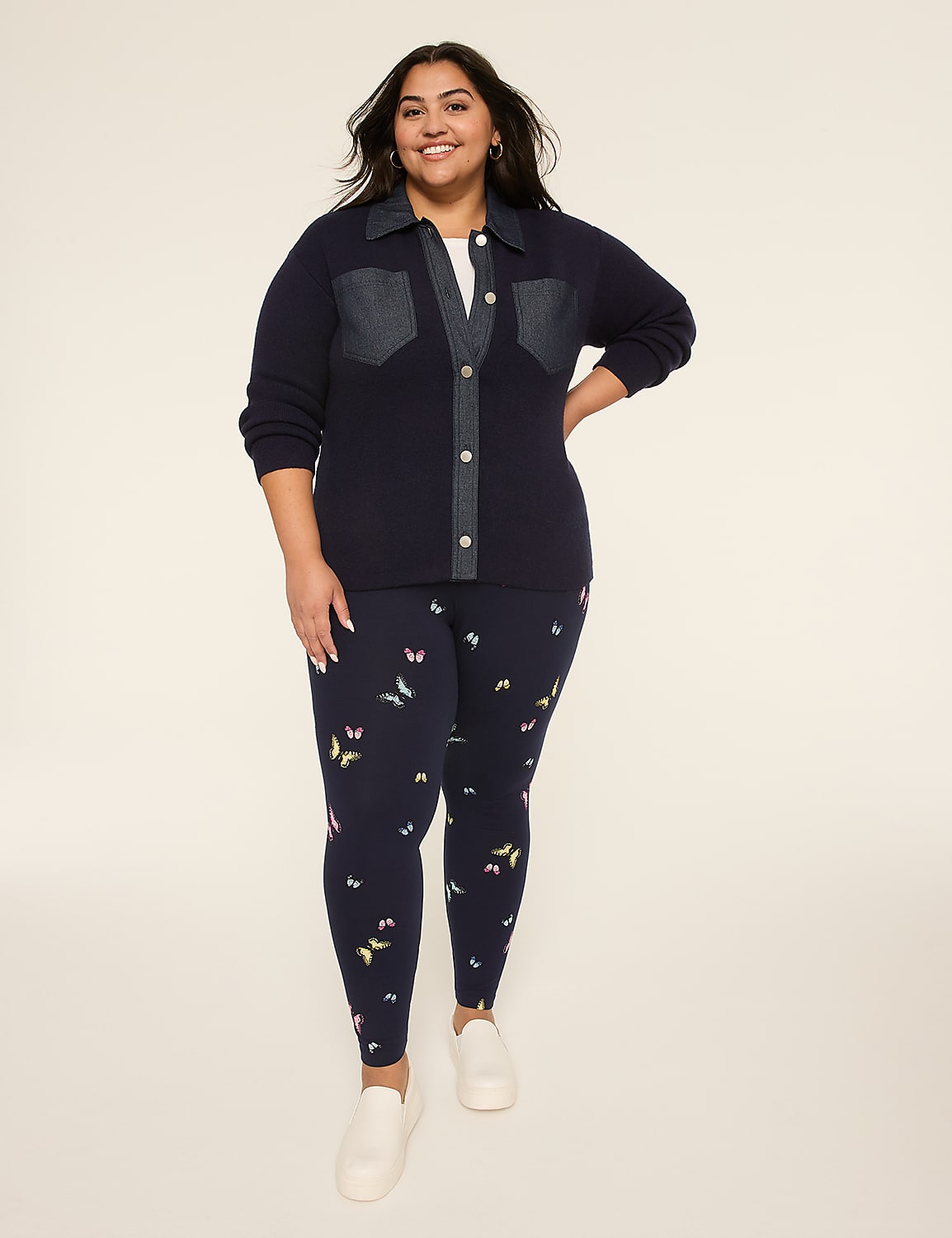 Printed Layering Fashion Legging Product Image 3