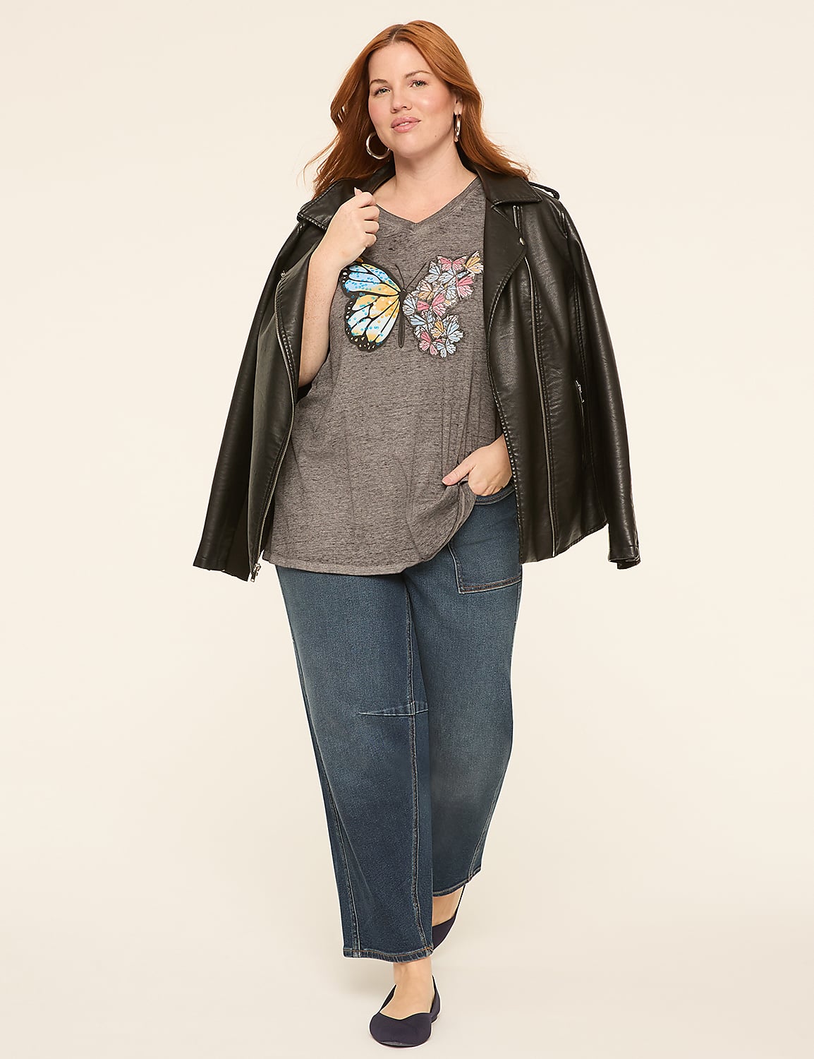 Butterfly Graphic Tee Product Image 3