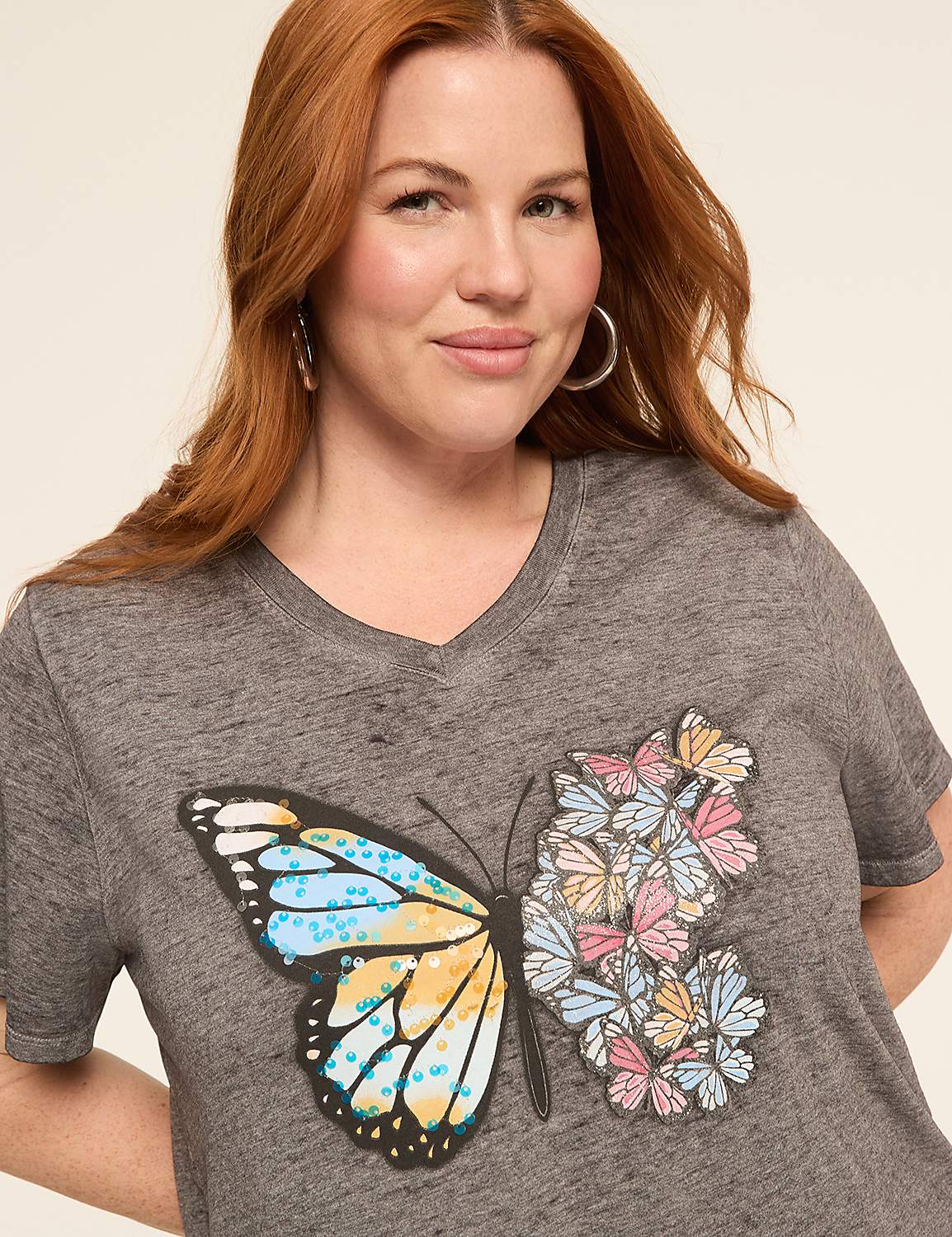 Butterfly Graphic Tee Product Image 4