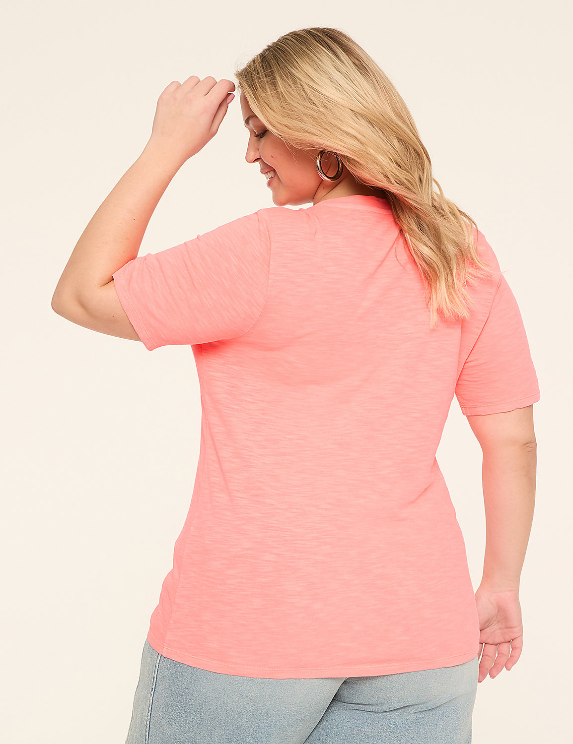 Perfect Sleeve V-Neck Tee Product Image 2