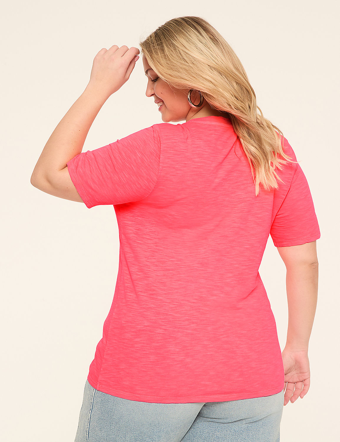 Perfect Sleeve V-Neck Tee Product Image 8