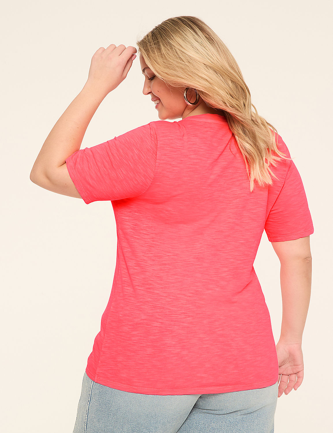 Perfect Sleeve V-Neck Tee Product Image 9
