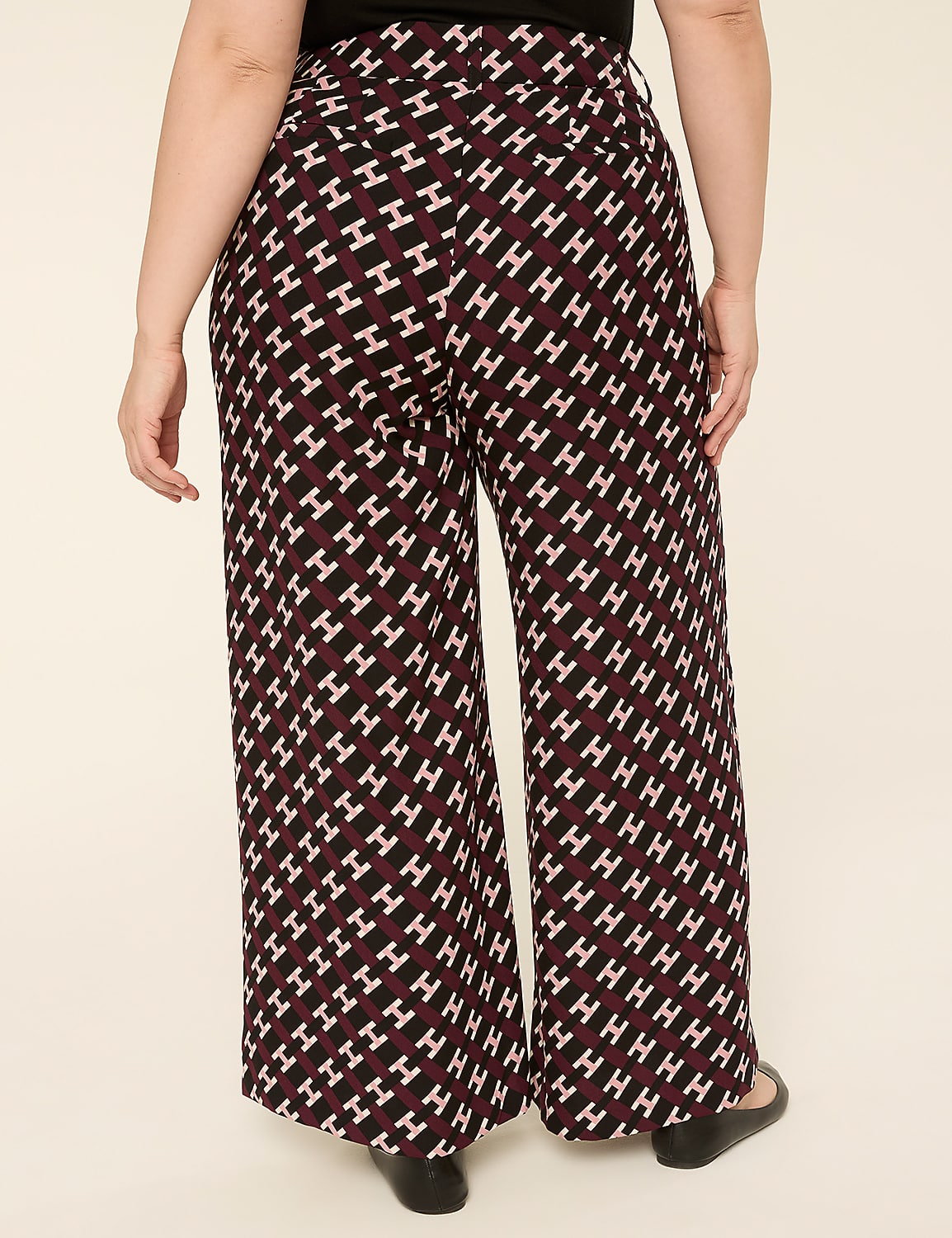 Wide Leg Print Pant Product Image 2