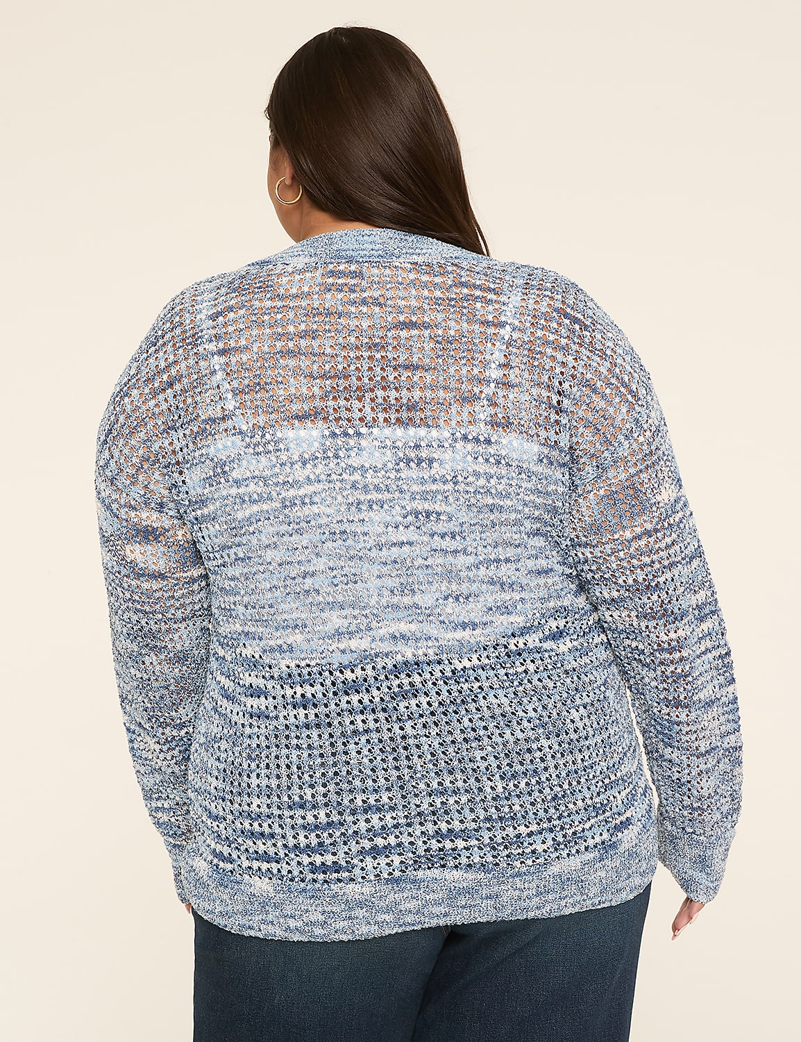 Classic Long Sleeve V-Neck Sweater Product Image 2