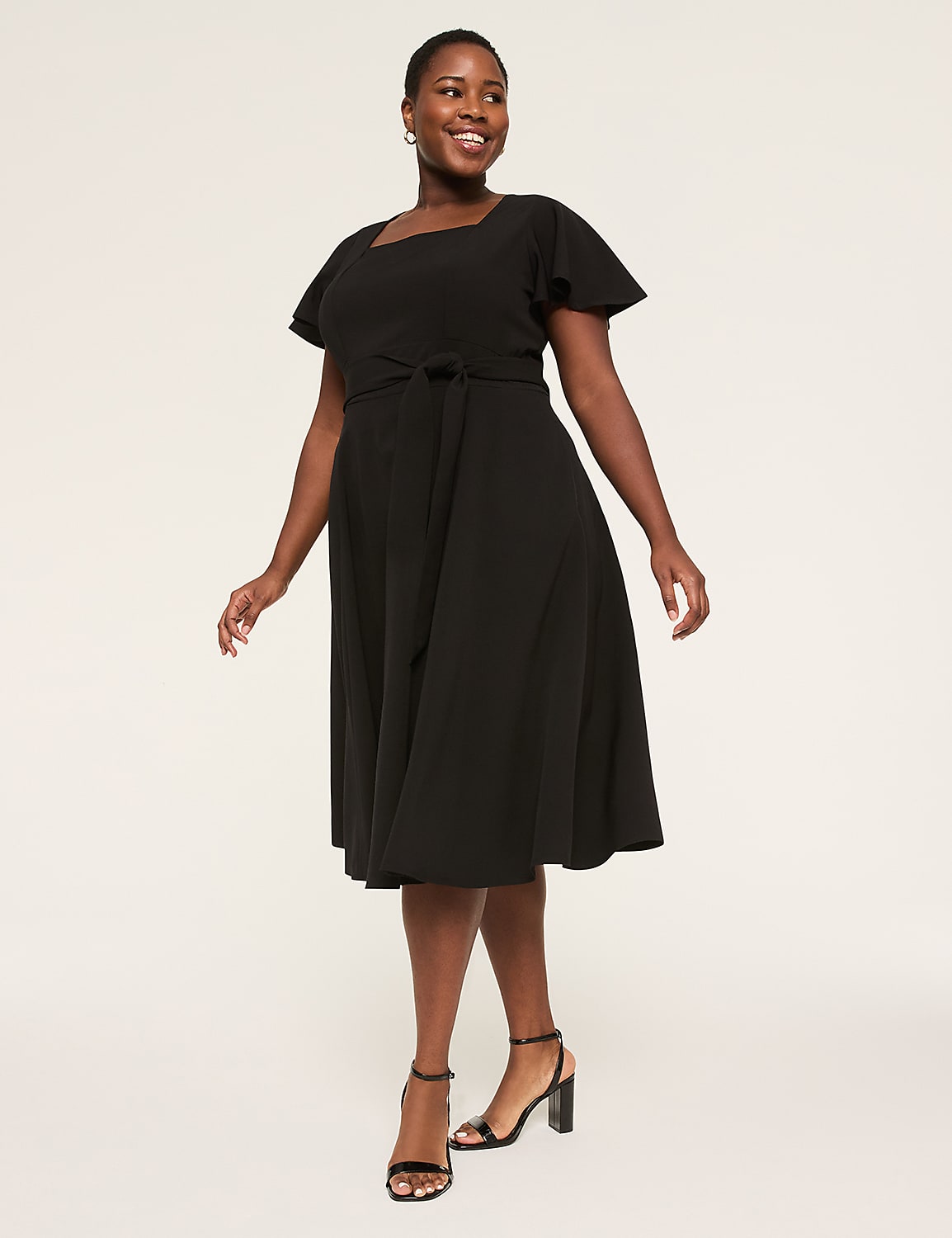 Lena Square Neck Dress | LaneBryant
