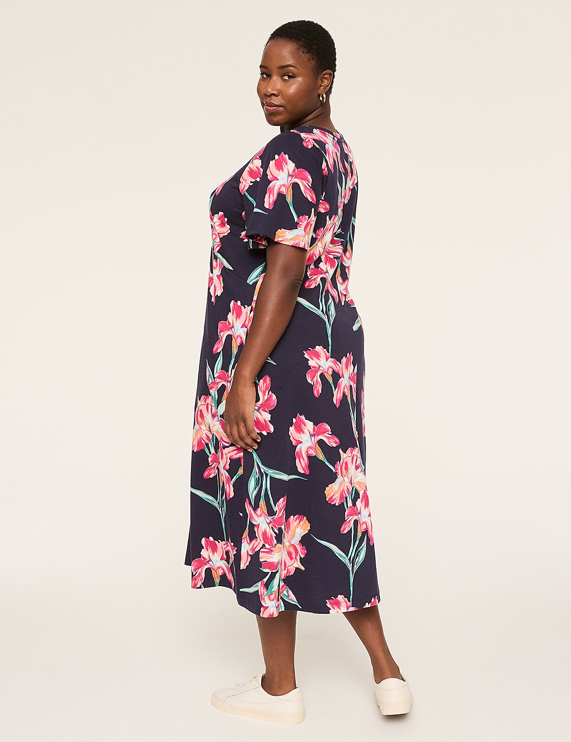 Dolman-Sleeve T-Shirt Dress Product Image 2