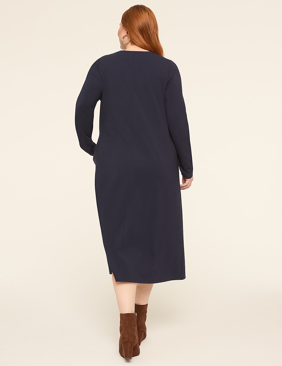 Crew-Neck Maxi T-Shirt Dress Product Image 2
