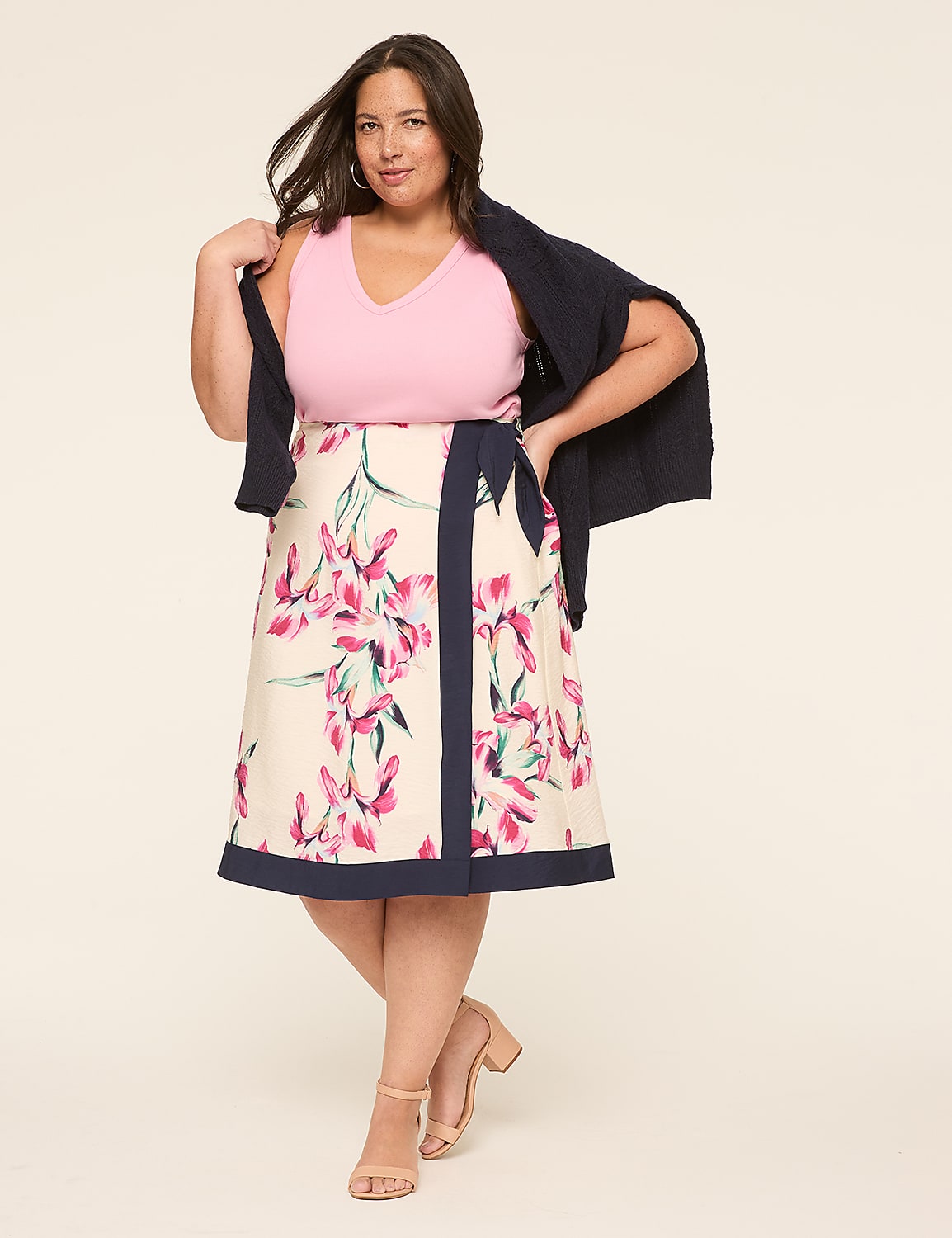 Tie Sarong Skirt Product Image 3