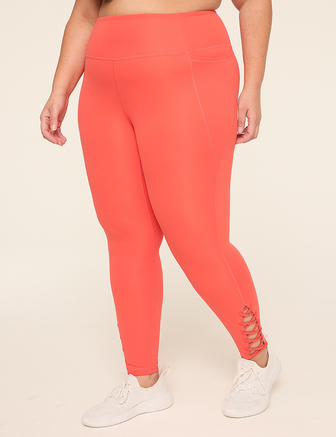 LIVI High-Rise LIVI Soft Macrame-Detail Legging Product Image 1