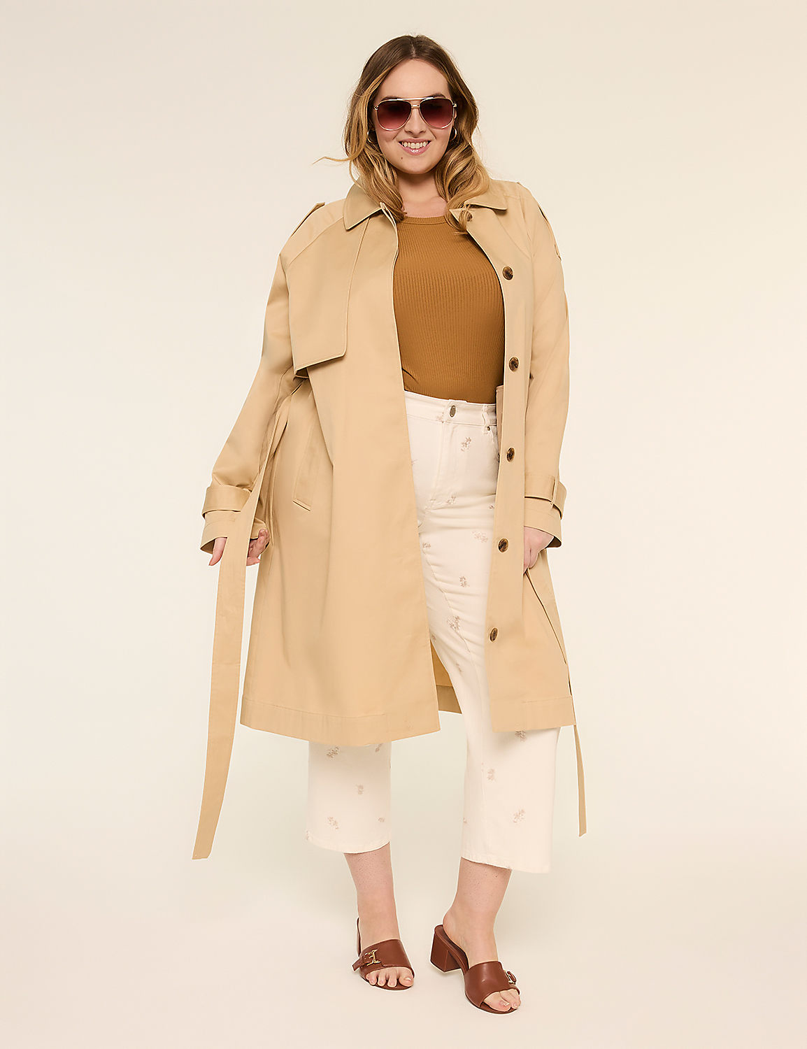 Twill Trench Coat Product Image 4