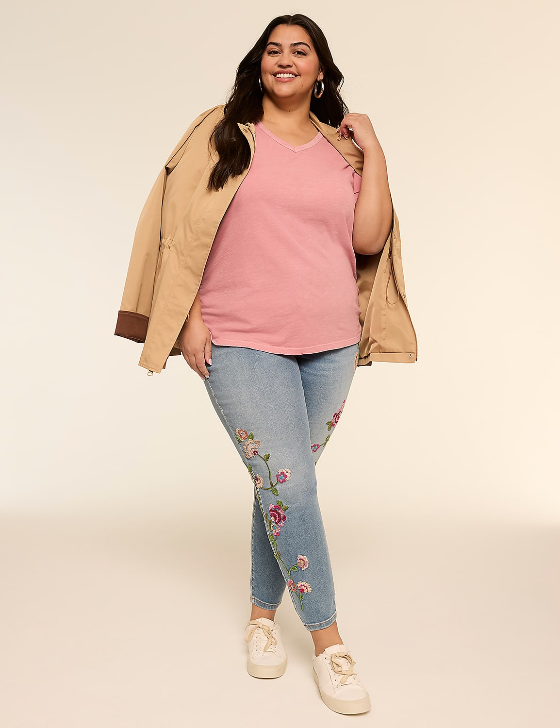 Knockout High-Rise Embroidered Jegging Product Image 3