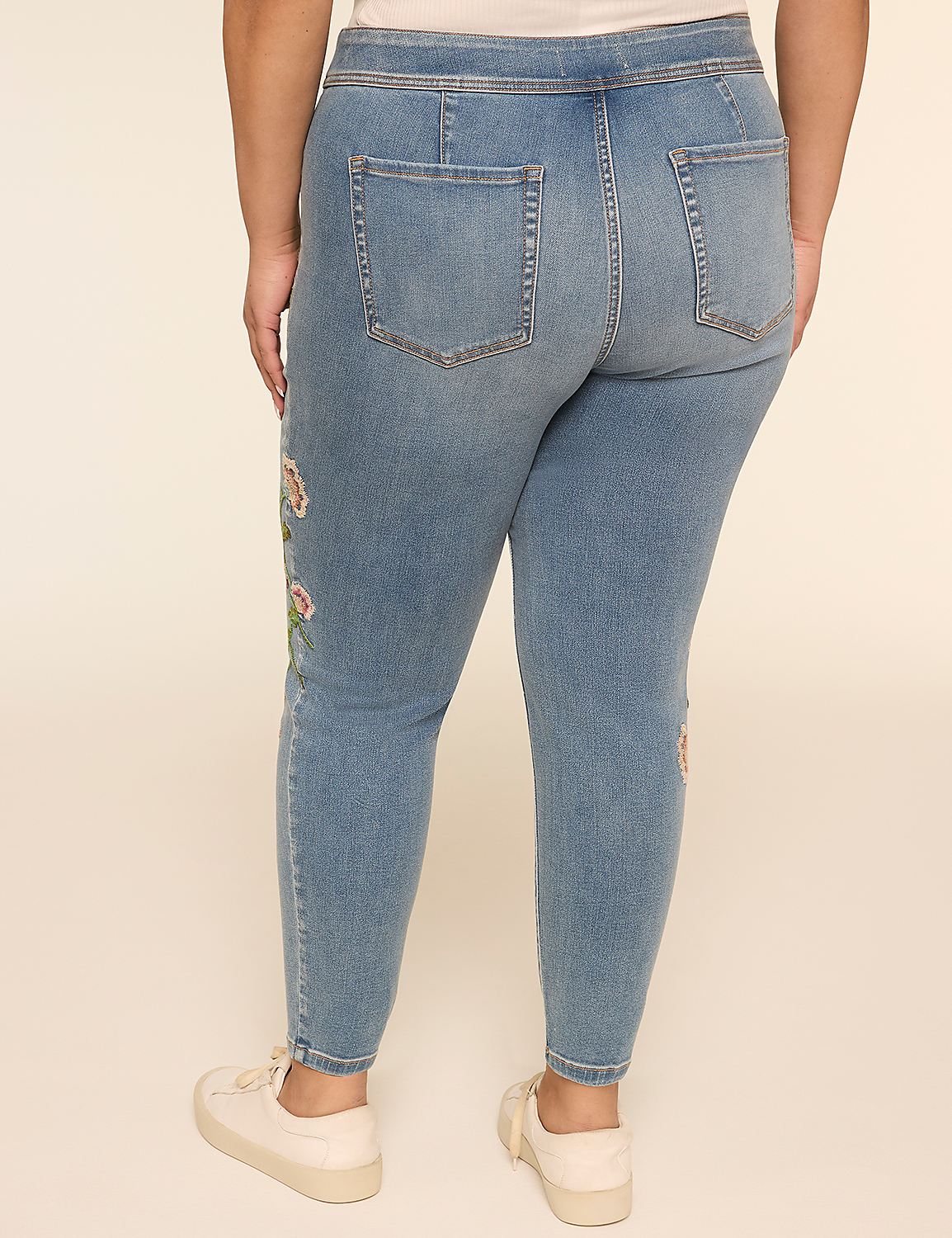 Knockout High-Rise Embroidered Jegging Product Image 2