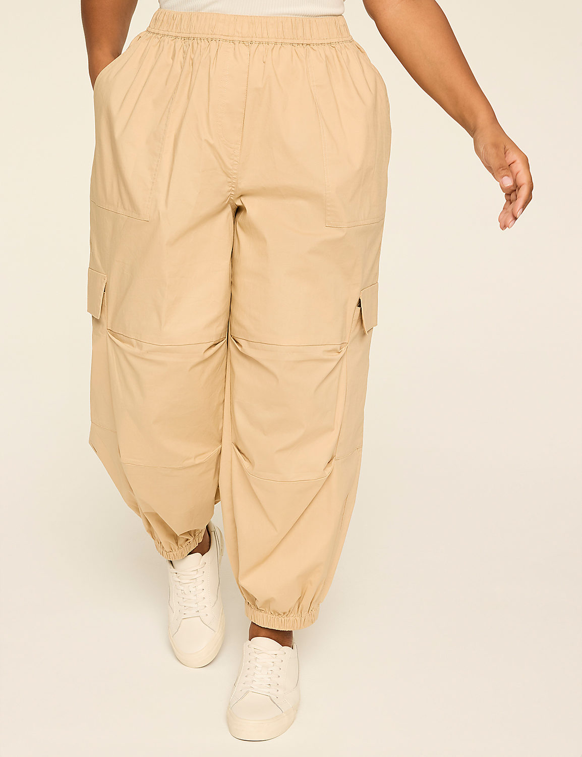 Cargo Ankle Parachute Pants Product Image 1