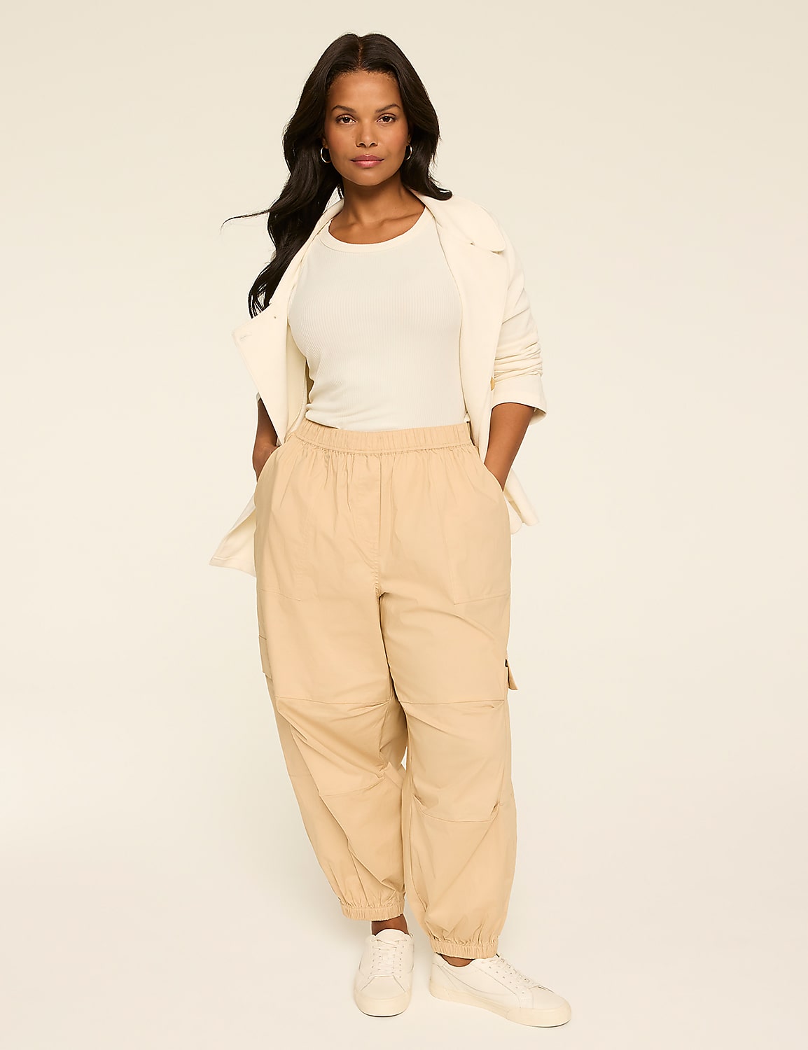 Cargo Ankle Parachute Pants Product Image 3