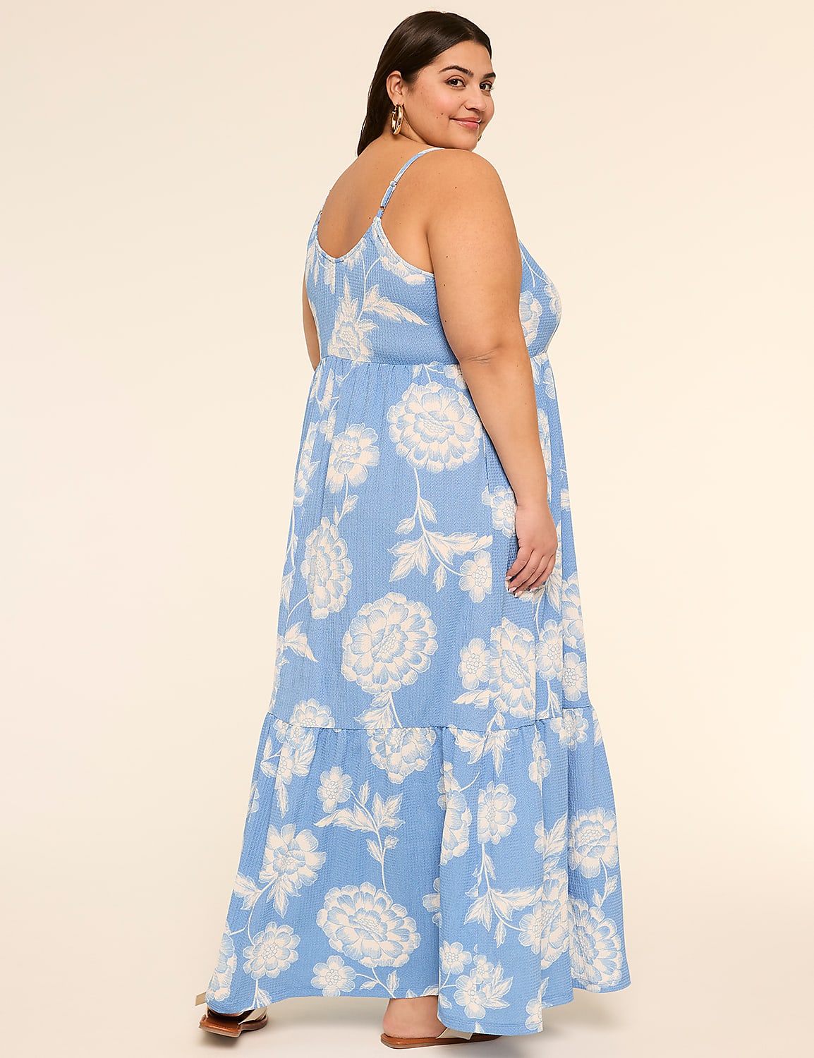 Sleeveless Tiered Maxi Dress Product Image 2