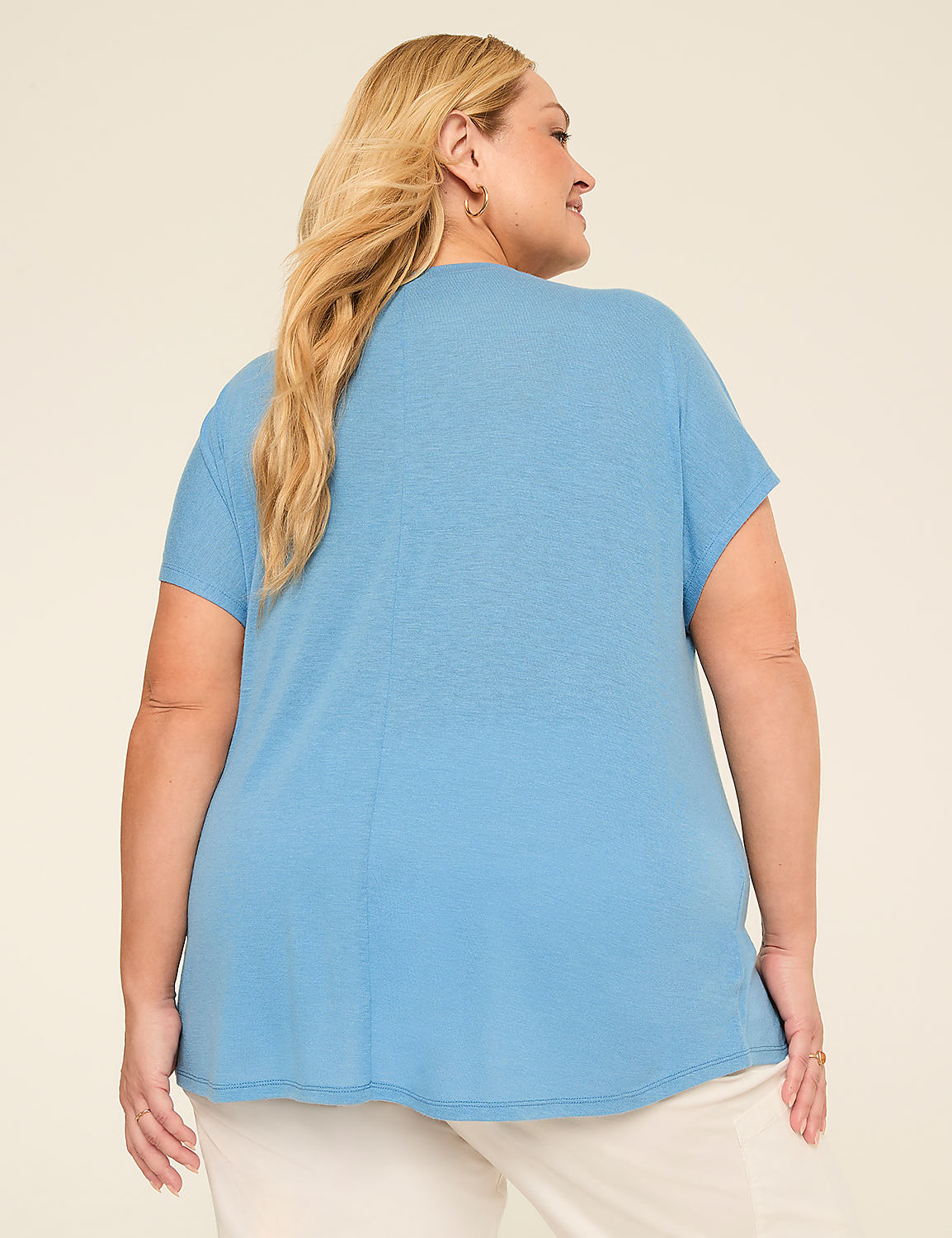 EveryWear Brushed Crew-Neck Tee Product Image 2